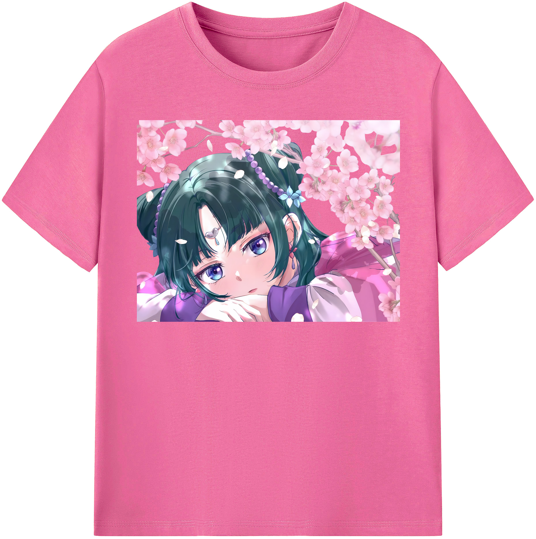 （画像用） 薬屋のひとりごと The Apothecary Diaries レディースカジュアルプリントTシャツ（綿100％）